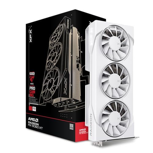 XFX Swift AMD Radeon RX 9060 XT OC White Triple Fan Gaming Edition 16GB RX 9060XT RX 96TS316W7