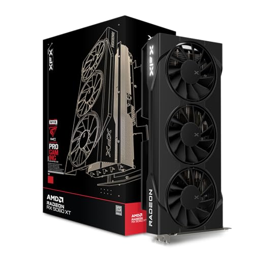 XFX Swift AMD Radeon RX 9060 XT OC Triple Fan Gaming Edition with 16GB GDDR6 HDMI 2xDP  AMD RDNA 4 RX 9060XT RX 96TS316BA