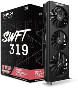 XFX Swift AMD Radeon RX 9070 XT Triple Fan Gaming Edition with 16GB GDDR6 HDMI 3xDP  AMD RDNA 4 RX 97TSWF3B9