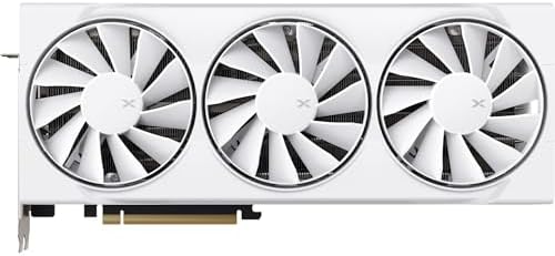 XFX Swift AMD Radeon RX 9060 XT OC White Triple Fan Gaming Edition 16GB RX 9060XT RX 96TS316W7