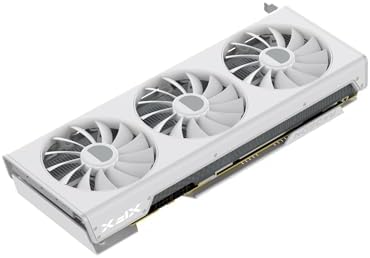 XFX Swift AMD Radeon RX 9070XT Triple Fan White Gaming Edition with 16GB GDDR6 HDMI 3xDP  AMD RDNA 4 RX 97TSWF3W9