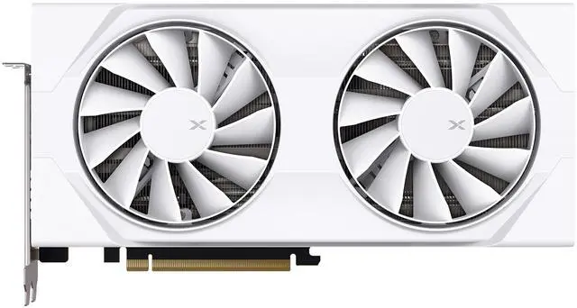 XFX Swift AMD Radeon RX 9060 XT OC White Gaming Edition with 8GB GDDR6 HDMI 2xDP  AMD RDNA 4 RX 9060XT 8GB