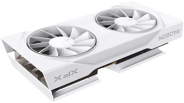 XFX Swift AMD Radeon RX 9060 XT OC White Gaming Edition with 8GB GDDR6 HDMI 2xDP  AMD RDNA 4 RX 9060XT 8GB