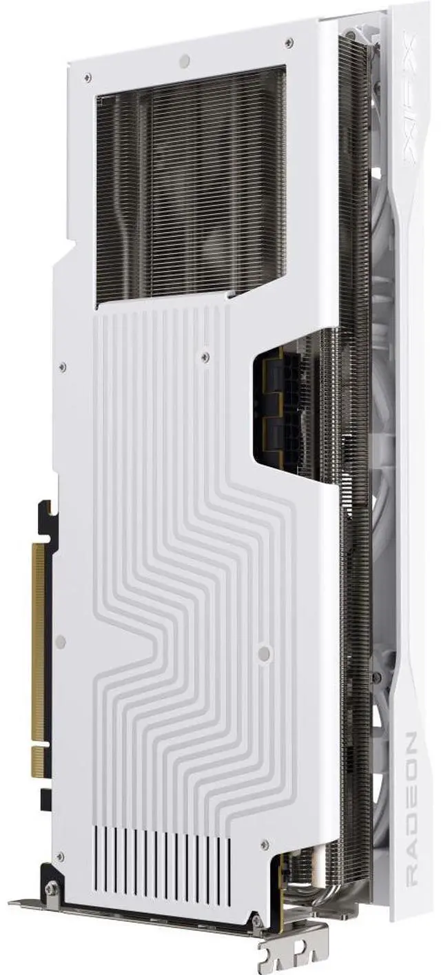 XFX Swift AMD Radeon RX 9070 OC RDNA 4 16GB 256 Bit GDDR6 PCI Express 5 0 White Triple Fan Graphics Card RX 97SWFB3W9