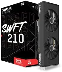 XFX Swift AMD Radeon RX 9060 XT OC White Gaming Edition with 8GB GDDR6 HDMI 2xDP  AMD RDNA 4 RX 9060XT RX 96TSW8GWQ