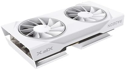XFX Swift AMD Radeon RX 9060 XT OC White Gaming Edition with 8GB GDDR6 HDMI 2xDP  AMD RDNA 4 RX 9060XT RX 96TSW8GWQ