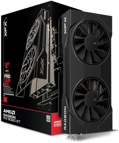 XFX Swift AMD Radeon RX 9070 XT Triple Fan Gaming Edition with 16GB GDDR6 HDMI 3xDP  RDNA 4 RX 97TSWF3B9  Graphics Card  Compatible with Desktop PCs
