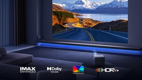 XGIMI HORIZON 20 4K RGB Triple Laser Home Projector  3200 ISO Lumens  Google TV with Licensed Netflix  Optical Zoom & Lens Shift  IMAX Enhanced  Dolby Vision  300 Display  240Hz  1ms Input Lag