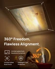 XGIMI MoGo 4 Portable Projector with PowerBase Stand Outdoor Bundle  Google TV