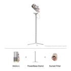 XGIMI MoGo 4 Portable Projector with PowerBase Stand Outdoor Bundle  Google TV