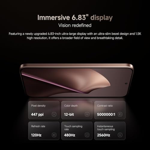 XIAOMI 15T Ai 5G (compatible con Tmobile Mint Tello & Global) (512 GB + 12 GB) NFC Global ROM desbloqueado 50MP Triple Pro Cam eSIM 6.83 pulgadas 144 Mhz Modelo 25069PTEBG Liberado (negro)