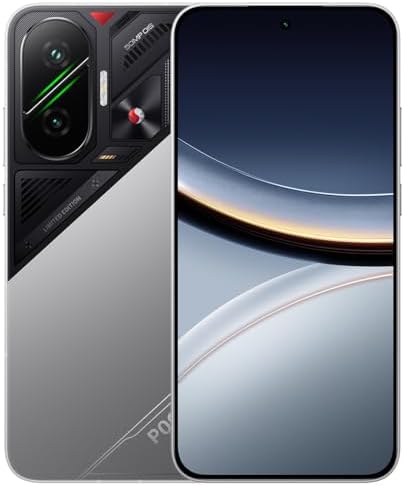 XIAOMI Poco F7 Ai 5G  for Tmobile Mint Tello & Global   512GB   12GB  NFC 1 5K 6 83 Amoled 50MP Sony Cam Gamers Phone NFC Dual sim Unlocked Model 25053PC47G  Silver 