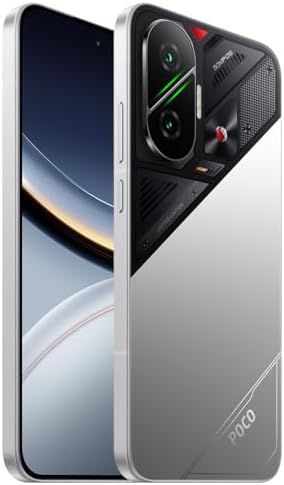 XIAOMI Poco F7 Ai 5G  for Tmobile Mint Tello & Global   512GB   12GB  NFC 1 5K 6 83 Amoled 50MP Sony Cam Gamers Phone NFC Dual sim Unlocked Model 25053PC47G  Silver 