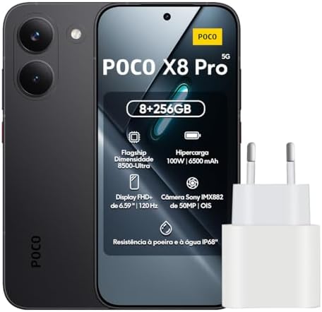 XIAOMI Poco X8 PRO 5G Ai  Compatible with Tmobile Mint Tello & Global   256GB   8GB  6 59 50MP Gamers Phone NFC Dual sim Unlocked Model 2511FPC34G Liberado  Black 