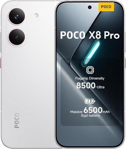 XIAOMI Poco X8 PRO 5G Ai  Compatible with Tmobile Mint Tello & Global   256GB   8GB  6 59 50MP Gamers Phone NFC Dual sim Unlocked Model 2511FPC34G Liberado  White