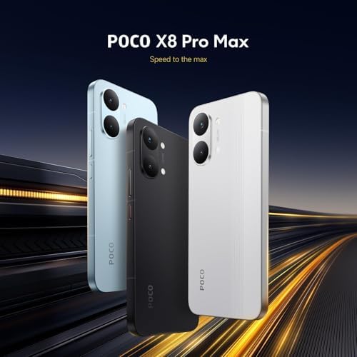 XIAOMI Poco X8 PRO MAX 5G Ai  Compatible with Tmobile Mint Tello & Global   256GB   12GB  6 83 50MP Gamers Phone NFC Dual sim Unlocked Model 2602BPC18G Liberado  Black    50MP Camera