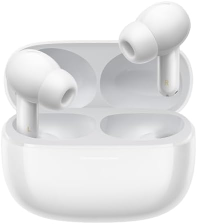 XIAOMI Redmi Buds 6 Pro  True to Life Audio  Hi Res Audio with coaxial Dual Drivers  LDAC  Up to 55dB Active Noise Cancellation  Compatible with Android iPhone and Bluetooth Device  Space Black 