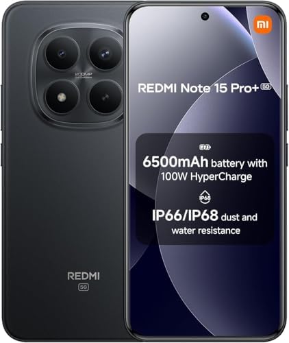 XIAOMI Redmi Note 15 Pro  Plus 5G Ai  Compatible with Tmobile Mint Tello & Global   256GB   8GB  NFC 6 83 120Hz 200MP Ultra Camera Model 2510ERA8BG Unlocked Dual Sim Liberado  Mocha Brown    200MPCam  2510ERA8BG