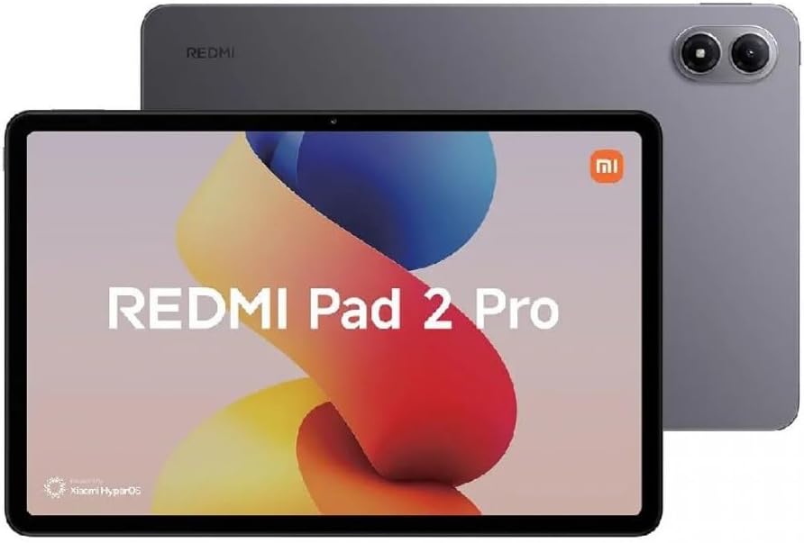 XIAOMI Redmi Pad 2 PRO Only WiFi  No Calls or Text  12 1 2 5K Octa Core 4 Speakers Global ROM 12000mAh Bluetooth Wi Fi 6 8MP Model 25099RP13G  Graphite Gray  128GB   6GB 