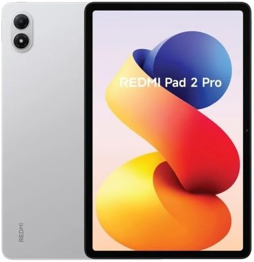 XIAOMI Redmi Pad 2 PRO Only WiFi  No Calls or Text  12 1 2 5K Octa Core 4 Speakers Global ROM 12000mAh Bluetooth Wi Fi 6 8MP Model 25099RP13G  Silver  128GB   6GB 
