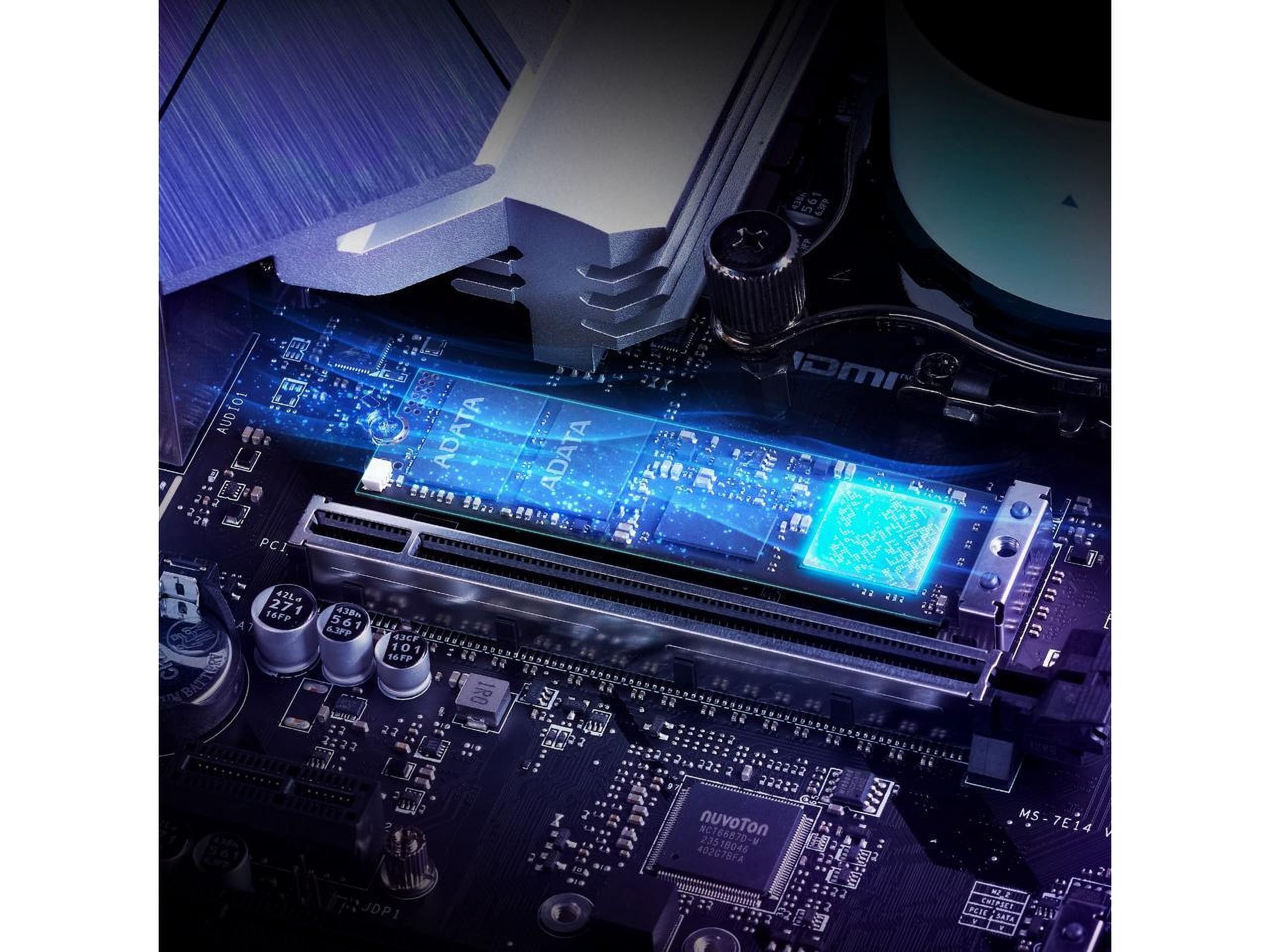 XPG BLADE M 2 2280 4TB PCI Express 5 0 x4 3D NAND Internal Solid State Drive  SSD  Speed up to 14000mb/s SMAR 980B 4TCS