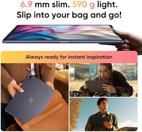 XPPen Magic Drawing Pad 12 2 Inch Standalone Drawing Tablet No Computer Needed with 16384 Pressure Levels X3 Pro Slim Stylus Tilt Support Paper Like Screen 8GB   256GB for Digital Drawing Artists