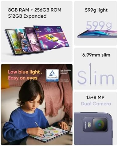 XPPen Standalone Drawing Tablet No Computer Needed Magic Drawing Pad with 16384 Pressure Levels X3 Pro Slim Pencil 12 2 inch Digital Art Tablet with Paper Like Screen  8GB   256GB Portable for Artists