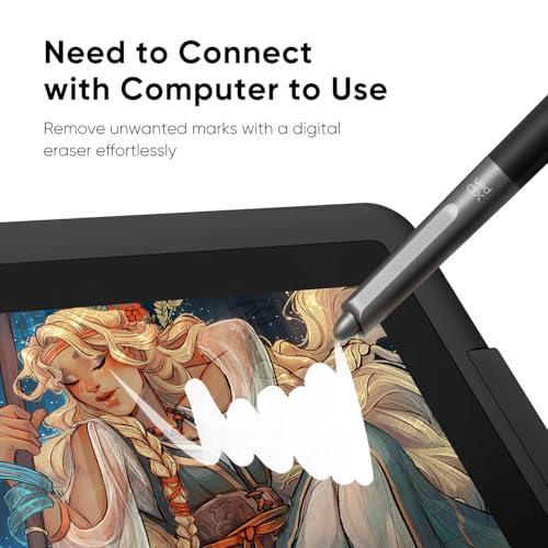 XPPen Upgraded Artist 15 6 Pro V2 Drawing Tablet with Screen 16384 Pen Pressure X3 Pro Stylus Graphic Art Tablet with Full Laminated Anti Glare Glass Tilt Support Red Dial and 8 Shortcut Keys