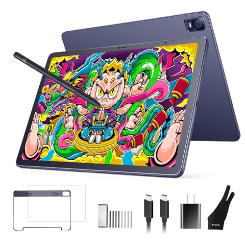 XP PEN Magic Drawing Pad 12 2inch Drawing Tablet with Screen No Computer Needed 2K FHD Display 16384 Pressure Levels Battery Free Stylus 8G 256G Perfect for Digital Artist Designer and Beginner