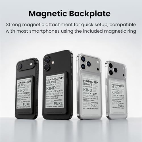 XTEINK X3 eBook Reader  Developer Edition   3 7 Pocket E Ink eReader  Ultra Thin 0 2  2 oz  Magnetic Ready Pogo Pin Charging  Gyroscope Page Turn  Distraction Free Reading  16GB  Mist Gray