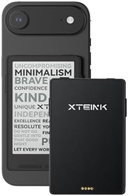 XTEINK X3 eBook Reader  Developer Edition   3 7 Pocket E Ink eReader  Ultra Thin 0 2  2 oz  Magnetic Ready Pogo Pin Charging  Gyroscope Page Turn  Distraction Free Reading  16GB  Mist Gray