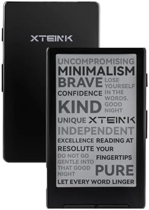 XTEINK X4 E Book Reader  Developer Edition   4 3 Pocket E Ink eReader  Physical Page Turn Buttons  Ultra Thin 0 23 & 2 72 oz  Magnetic Ready Design  Distraction Free Reading  16GB  Mist Gray