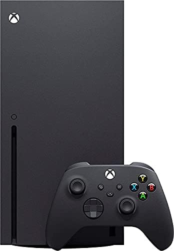 X Box Series X Gaming Console Bundle   1TB SSD Black X Box Console with Two Wireless Controllers  Black and White  and ahaghug Authorized HDMI Cable