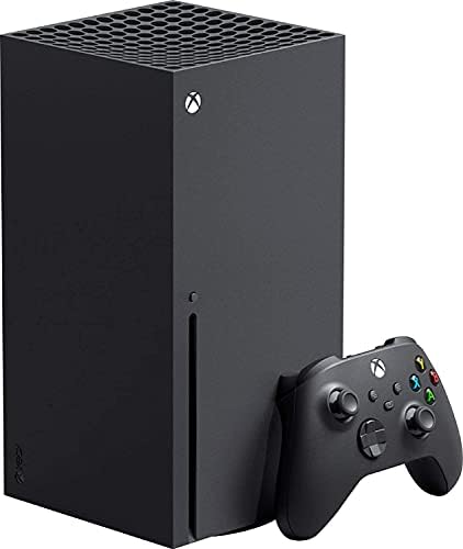 X Box Series X Gaming Console Bundle   1TB SSD Black X Box Console with Two Wireless Controllers  Black and White  and ahaghug Authorized HDMI Cable