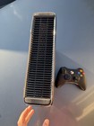 Xbox 360 Slim Black Console 250gb with Controller ONLY  NO CORDS TESTED