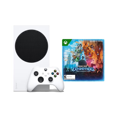 Microsoft Xbox Series S 512GB Game All-Digital Console + 1 Xbox Wireless1 Controller, White - 1440p Gaming Resolution, 4K Streaming Media Playback, WiFi (Renewed)