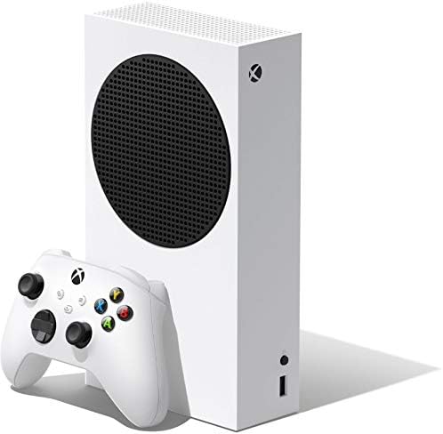 Consola de videojuegos Xbox Series S SSD de 512 GB totalmente digital (sin disco) con 1 controlador inalámbrico - 10 GB de memoria GDDR6, CPU Zen 2 personalizada de 8 núcleos - Cable HDMI