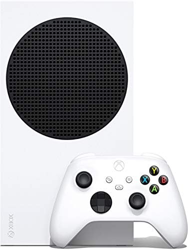 Consola de videojuegos Xbox Series S SSD de 512 GB totalmente digital (sin disco) con 1 controlador inalámbrico - 10 GB de memoria GDDR6, CPU Zen 2 personalizada de 8 núcleos - Cable HDMI