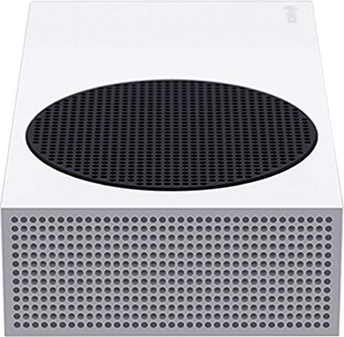 Consola de videojuegos Xbox Series S SSD de 512 GB totalmente digital (sin disco) con 1 controlador inalámbrico - 10 GB de memoria GDDR6, CPU Zen 2 personalizada de 8 núcleos - Cable HDMI
