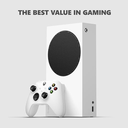 Xbox Series S - Consola de juegos totalmente digital - SSD de 512 GB - Incluye control inalámbrico Xbox - 120 FPS - Blanco robot