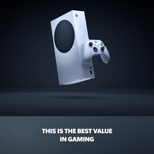 Xbox Series S   All Digital Gaming Console   1TB SSD   Includes Wireless Controller   120FPS   Robot White