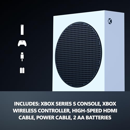 Xbox Series S   All Digital Gaming Console   1TB SSD   Includes Wireless Controller   120FPS   Robot White