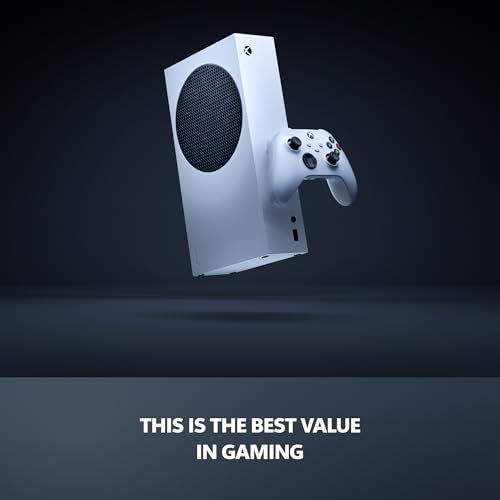 Xbox Series S   All Digital Gaming Console   1TB SSD   Includes Wireless Controller   120FPS   Robot White