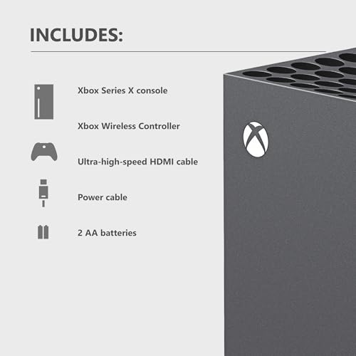 Xbox Series X   Gaming Console   1TB SSD   Includes Wireless Controller   4K Gaming   120FPS   Carbon Black