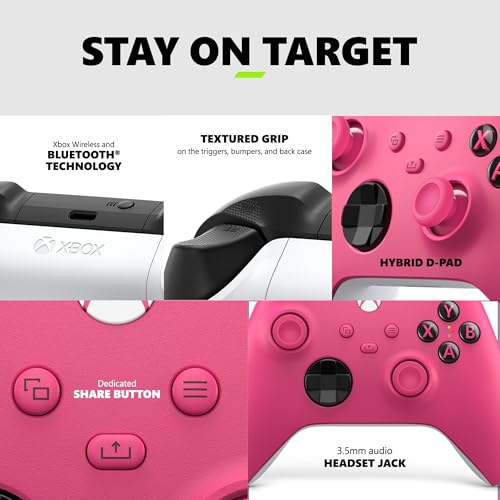 Xbox Wireless Gaming Controller  2025    Pulse Red   Play on Xbox  Windows  Android  iOS  FireTV Sticks  Smart TVs  VR Headsets