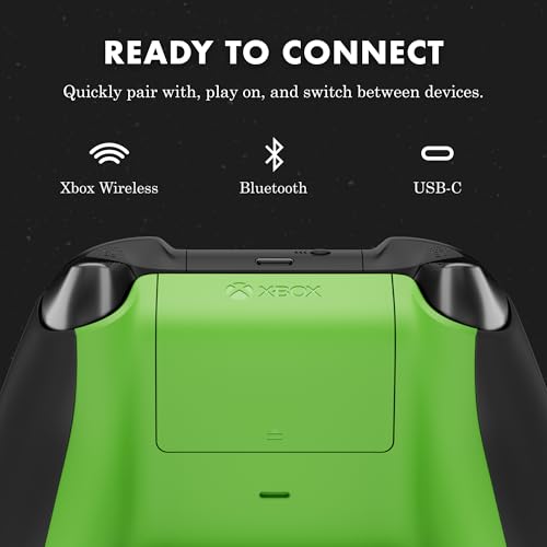 Xbox Wireless Gaming Controller  2025    Carbon Black   Play on Xbox  Windows  Android  iOS  FireTV Sticks  Smart TVs  VR Headsets