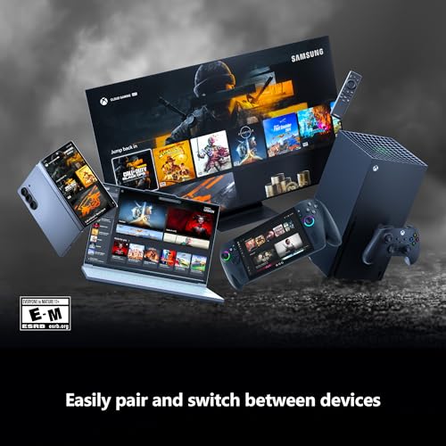 Xbox Wireless Gaming Controller  2025    Carbon Black   Play on Xbox  Windows  Android  iOS  FireTV Sticks  Smart TVs  VR Headsets