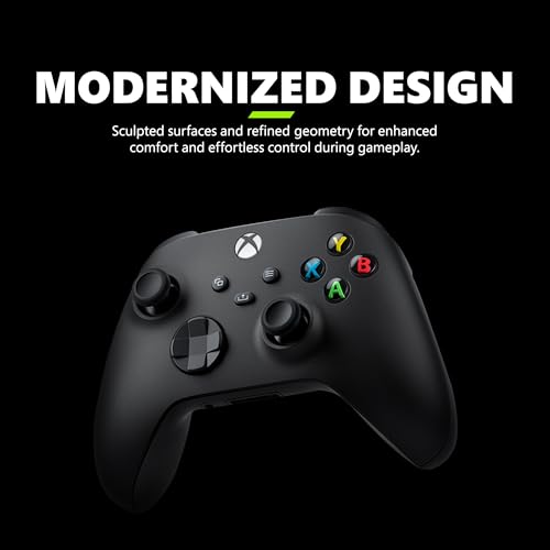 Xbox Wireless Gaming Controller  2025    Carbon Black   Play on Xbox  Windows  Android  iOS  FireTV Sticks  Smart TVs  VR Headsets