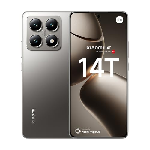 Xiaomi 14T Ai 5G  512GB 12GB  NFC Global ROM Unlocked Worldwide  for Tmobile Mint Tello Global  50MP Triple Pro Leica Camera 6 67 144Mhz  Titan Gray 