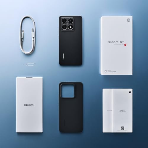 Xiaomi 14T Ai 5G  512GB 12GB  NFC Global ROM Unlocked Worldwide  for Tmobile Mint Tello Global  50MP Triple Pro Leica Camera 6 67 144Mhz  Titan Gray 